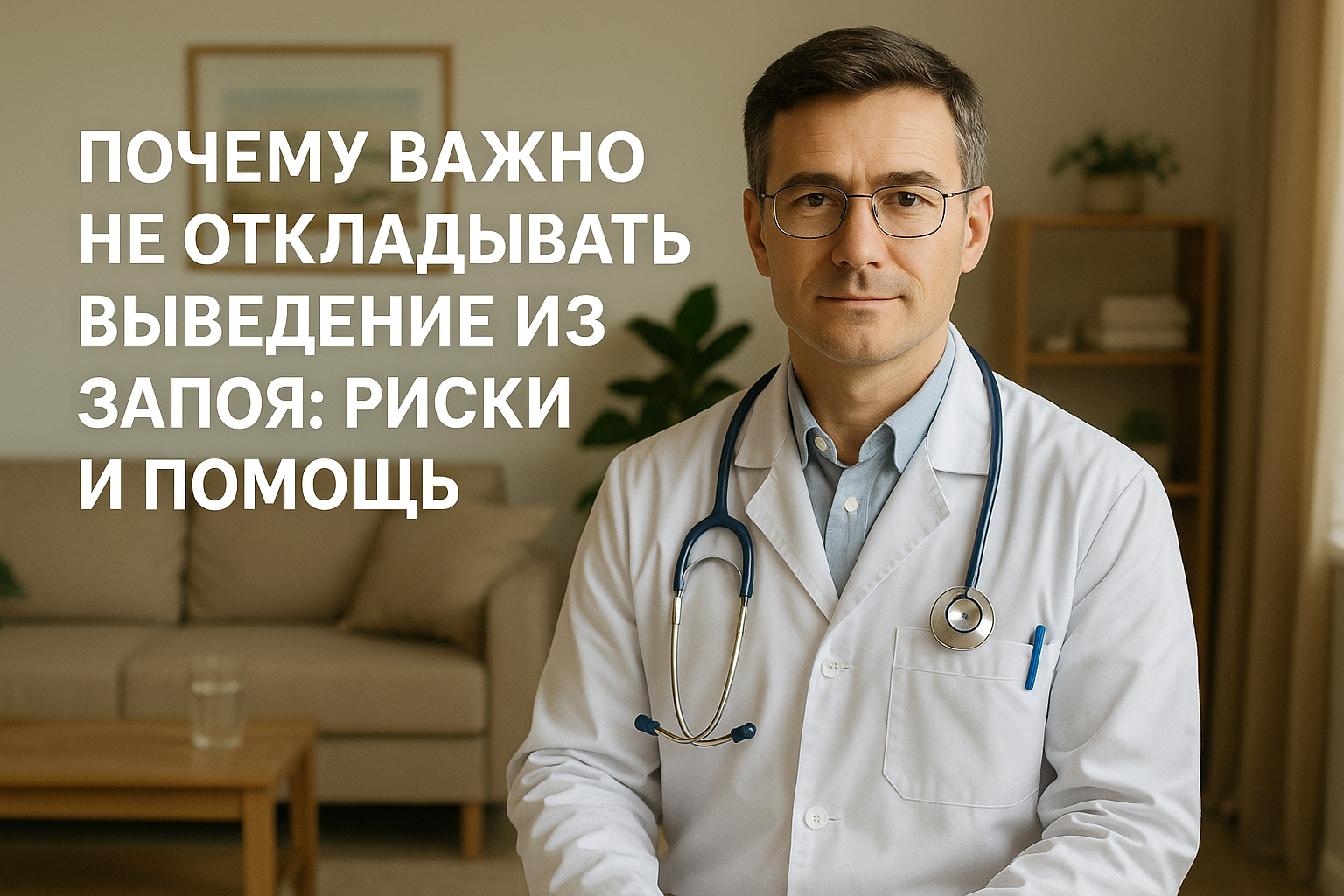 Почему важно не затягивать с выводом из запоя: риски и помощь