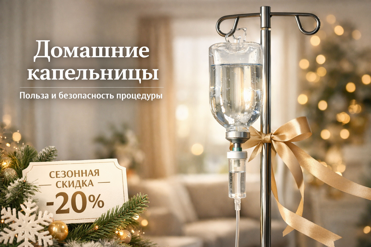 Капельница на дому: преимущества и безопасность процедуры